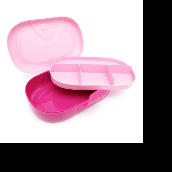 CAJA LAPICERA PLAST. FASHION BOX MAPED ROSA E.6